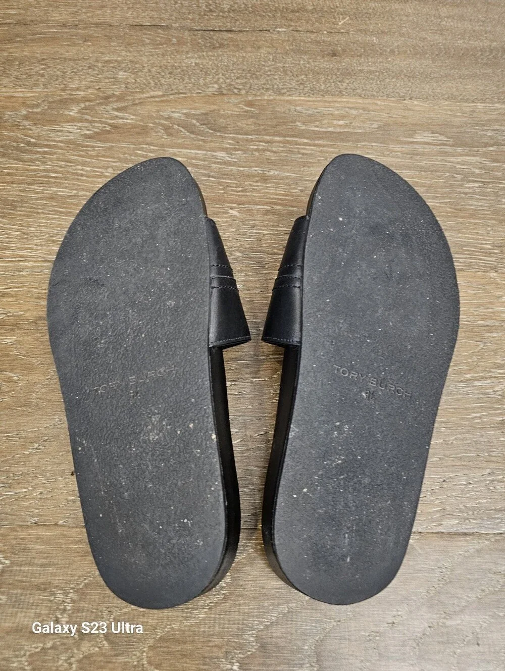 Tory Burch Black Slides Sz 6.5